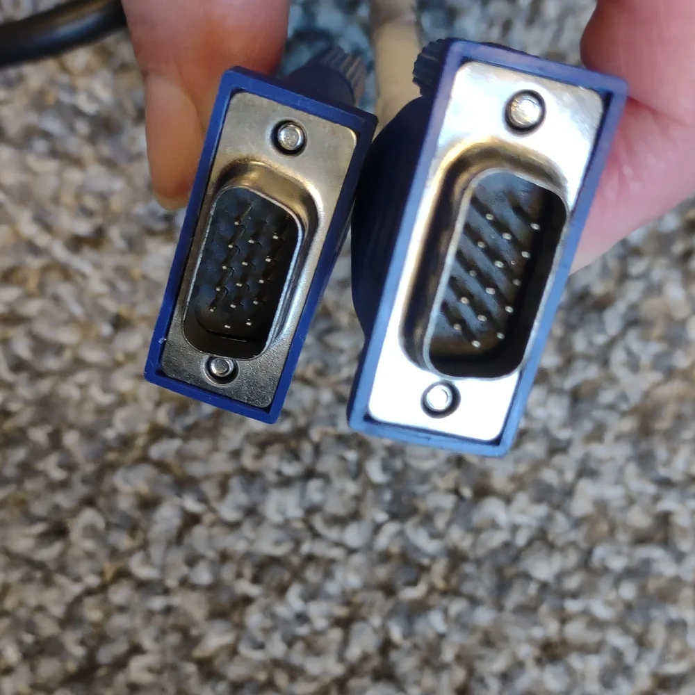 Blue VGA Cable for Computers